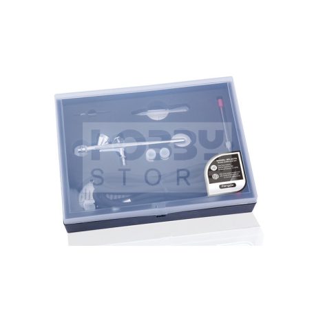FENGDA BD-207K Szórópisztoly készlet (Airbrush Gun Set) 0.2-0.3-0.5-ös dűznivel-tűvel és légkábellel BD-207K