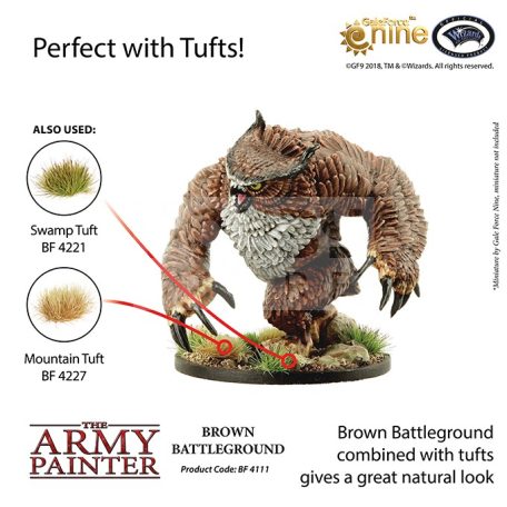 The Army Painter Basing: Brown Battleground-Barna homok base készítéshez BF4111