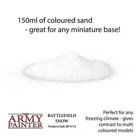 The Army Painter Realisztikus szórható műhó (REALISTIC Model SNOW Powder 150ml)