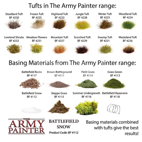 The Army Painter Realisztikus szórható műhó (REALISTIC Model SNOW Powder 150ml)
