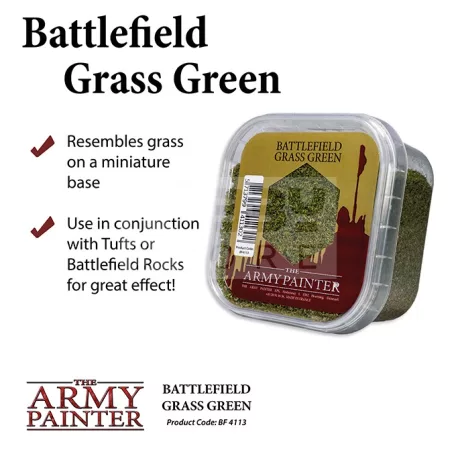 The Army Painter Basing: Grass Green szórható műfű BF4113