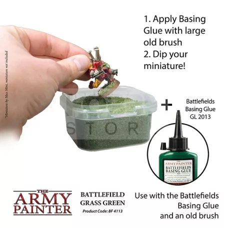 The Army Painter Basing: Grass Green szórható műfű BF4113