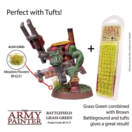 The Army Painter Basing: Grass Green szórható műfű BF4113