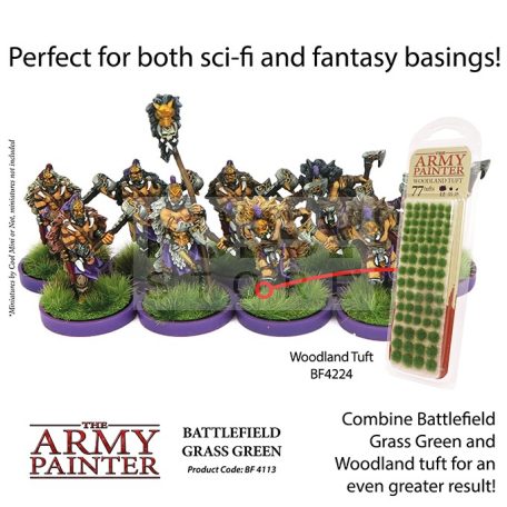 The Army Painter Basing: Grass Green szórható műfű BF4113