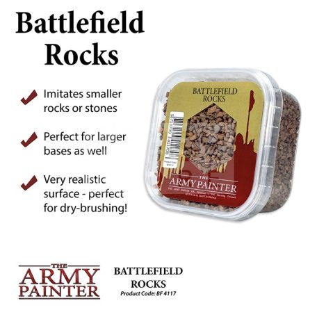 The Army Painter Basing: Battlefield Rocks (apró kövek) BF4117