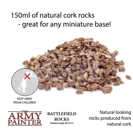 The Army Painter Basing: Battlefield Rocks (apró kövek) BF4117