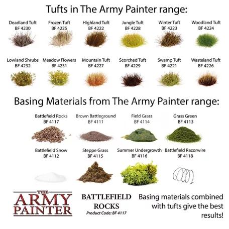 The Army Painter Basing: Battlefield Rocks (apró kövek) BF4117