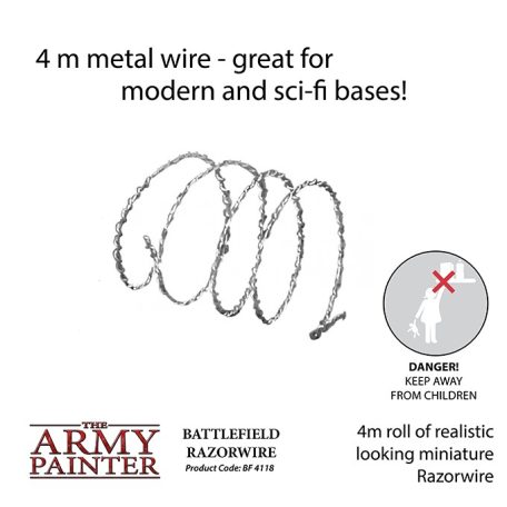 The Army Painter Basing: Battlefield Razorwire (szögesdrót) BF4118