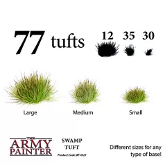   The Army Painter Realisztikus SWAMP TUFT- mocsári zöld színű fűcsomók diorámához 77 darab BF4221