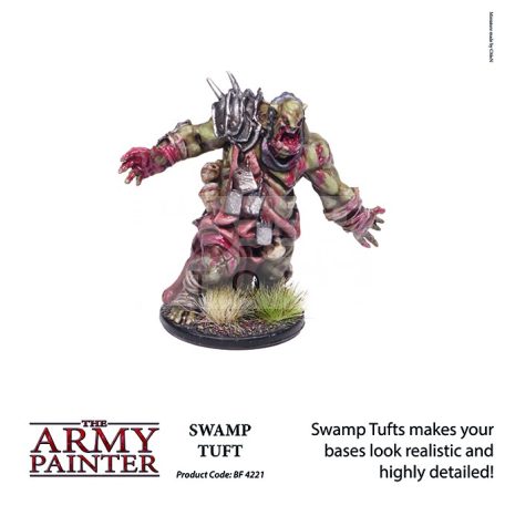 The Army Painter Realisztikus SWAMP TUFT- mocsári zöld színű fűcsomók diorámához 77 darab BF4221