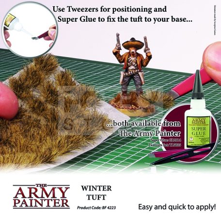 The Army Painter Realisztikus WINTER TUFT- téli fűcsomók diorámához 77 darab BF4223