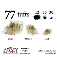   The Army Painter Realisztikus FROZEN TUFT- fagyott hatású fűcsomók diorámához 77 darab BF4225