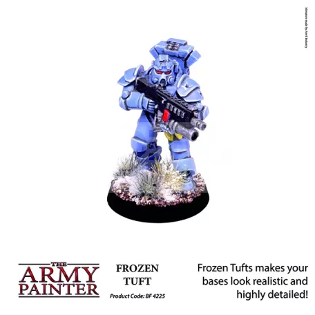 The Army Painter Realisztikus FROZEN TUFT- fagyott hatású fűcsomók diorámához 77 darab BF4225