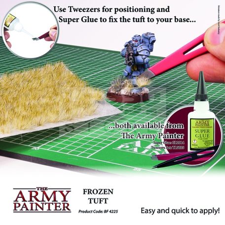 The Army Painter Realisztikus FROZEN TUFT- fagyott hatású fűcsomók diorámához 77 darab BF4225