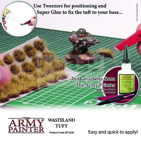 The Army Painter Realisztikus WASTELAND TUFT- fűcsomók diorámához 77 darab BF4226