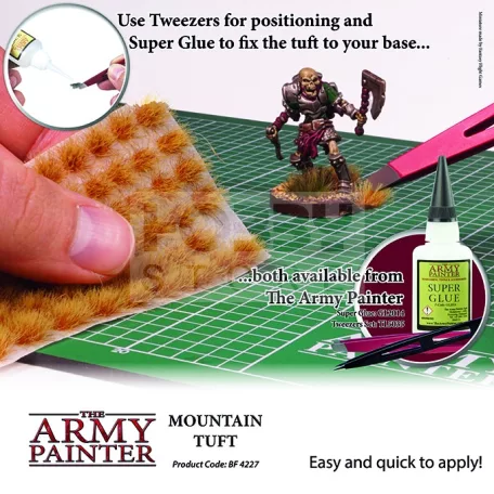 The Army Painter Realisztikus Mountain TUFT- fűcsomók diorámához 77 darab BF4227