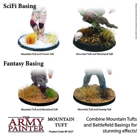 The Army Painter Realisztikus Mountain TUFT- fűcsomók diorámához 77 darab BF4227