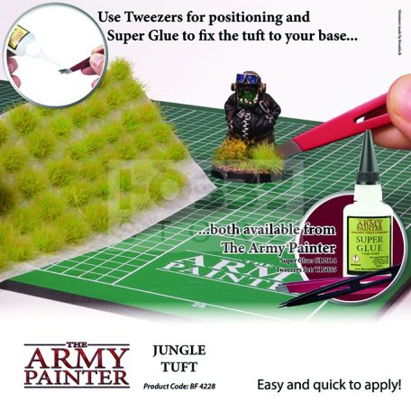 The Army Painter Realisztikus JUNGLE TUFT- fűcsomók diorámához 77 darab BF4228