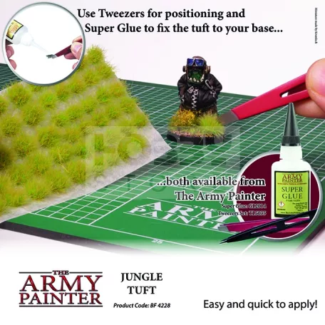The Army Painter Realisztikus JUNGLE TUFT- fűcsomók diorámához 77 darab BF4228
