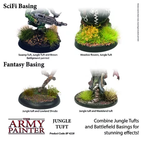 The Army Painter Realisztikus JUNGLE TUFT- fűcsomók diorámához 77 darab BF4228