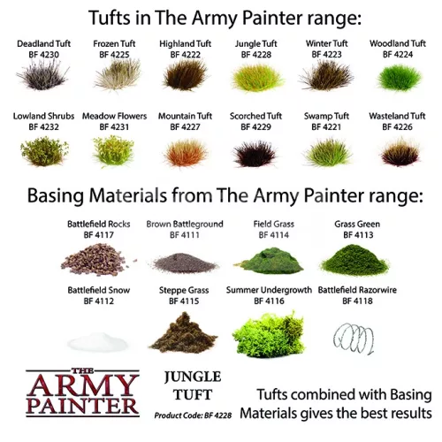 The Army Painter Battlefields - Jungle Tuft 77 db