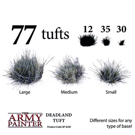 The Army Painter Realisztikus DEADLAND TUFT- fűcsomók diorámához 77 darab BF4230