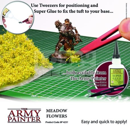 The Army Painter Realisztikus MEADOW FLOWER TUFT- tavaszi virágcsomók diorámához 77 darab BF4231