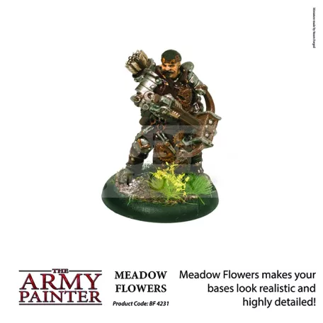 The Army Painter Realisztikus MEADOW FLOWER TUFT- tavaszi virágcsomók diorámához 77 darab BF4231