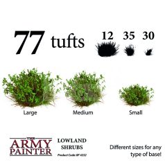   The Army Painter Realisztikus LOWLAND SHRUBS- bokrok diorámához 77 darab BF4232