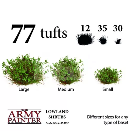 The Army Painter Battlefields - Lowland Shrubs 77 db