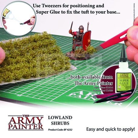 The Army Painter Realisztikus LOWLAND SHRUBS- bokrok diorámához 77 darab BF4232
