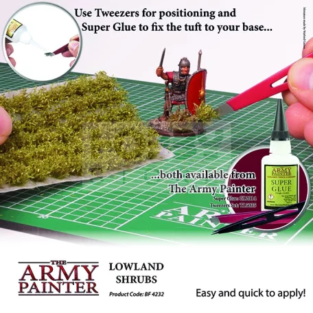 The Army Painter Realisztikus LOWLAND SHRUBS- bokrok diorámához 77 darab BF4232