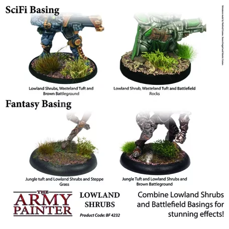 The Army Painter Realisztikus LOWLAND SHRUBS- bokrok diorámához 77 darab BF4232