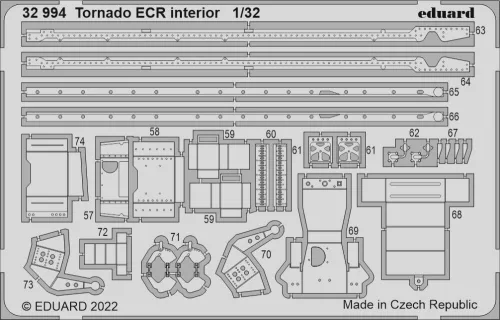 Eduard Accessories Tornado ECR for ITALERI - komplett feljavító csomag (BIG ED)
