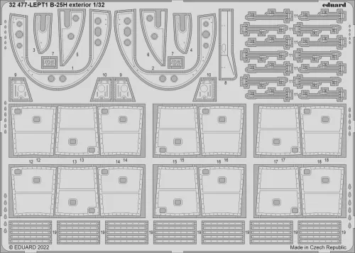 Eduard Accessories B-25H for HKM - komplett feljavító csomag (BIG ED)