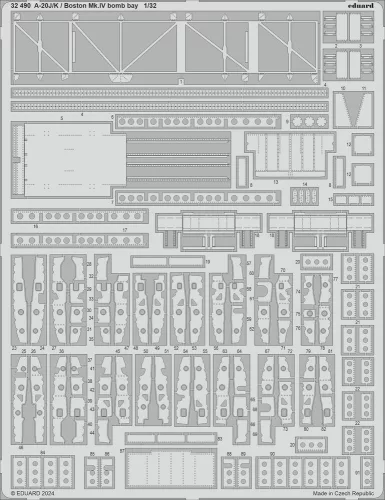Eduard Accessories A-20J/K - komplett feljavító csomag (BIG ED)