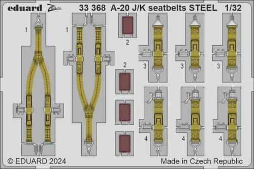 Eduard Accessories A-20J/K - komplett feljavító csomag (BIG ED)