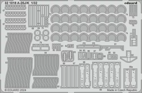 Eduard Accessories A-20J/K - komplett feljavító csomag (BIG ED)