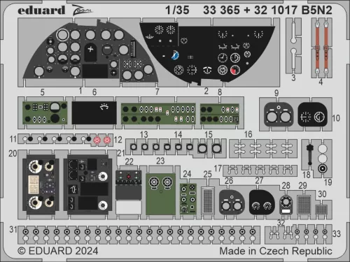 Eduard Accessories B5N2 - komplett feljavító csomag (BIG ED)