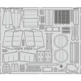   Eduard Accessories Bf 109F-4  HOBBY 2000 / HASEGAWA - komplett feljavító csomag (BIG ED)