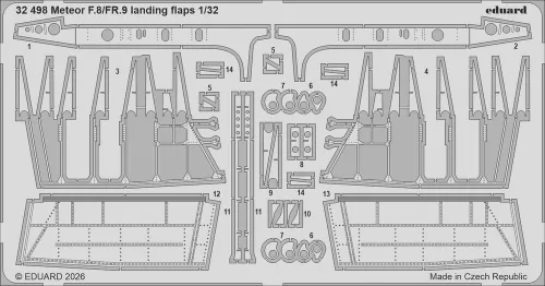 Eduard Accessories Meteor F.8 1/32 for Revell - komplett feljavító csomag (BIG ED)