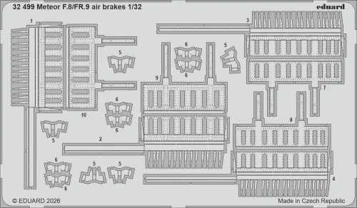 Eduard Accessories Meteor F.8 1/32 for Revell - komplett feljavító csomag (BIG ED)