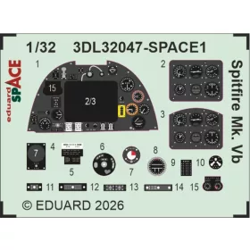   Eduard Accessories Spitfire Mk.Vb for Kotare - komplett feljavító csomag (BIG ED)