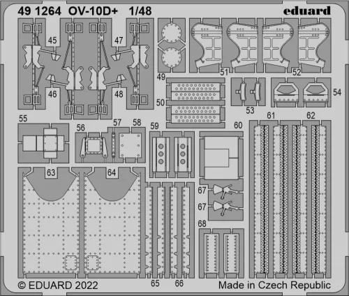 Eduard Accessories OV-10D+ 1/48 - komplett feljavító csomag (BIG ED)