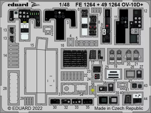 Eduard Accessories OV-10D+ 1/48 - komplett feljavító csomag (BIG ED)