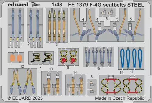 Eduard Accessories F-4G 1/48 - komplett feljavító csomag (BIG ED)