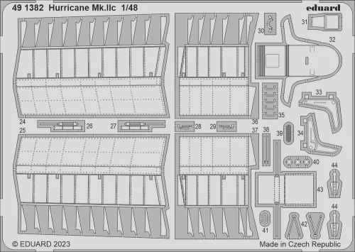 Eduard Accessories Hurricane Mk.IIc 1/48 - komplett feljavító csomag (BIG ED)