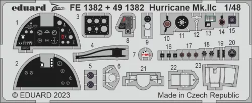 Eduard Accessories Hurricane Mk.IIc 1/48 - komplett feljavító csomag (BIG ED)