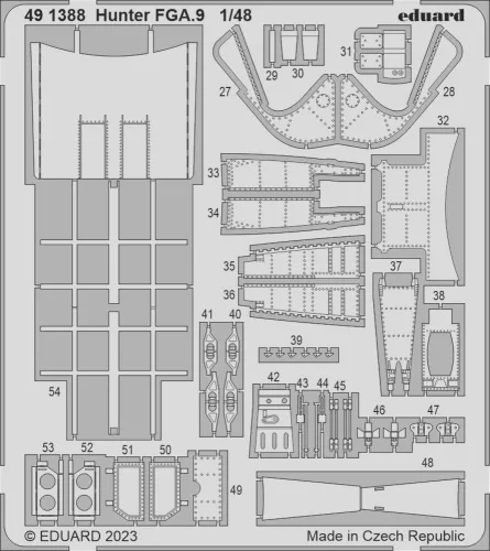 Eduard Accessories Hunter FGA.9 1/48 - komplett feljavító csomag (BIG ED)