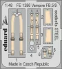 Eduard Accessories Vampire FB.9 1/48 - komplett feljavító csomag (BIG ED)